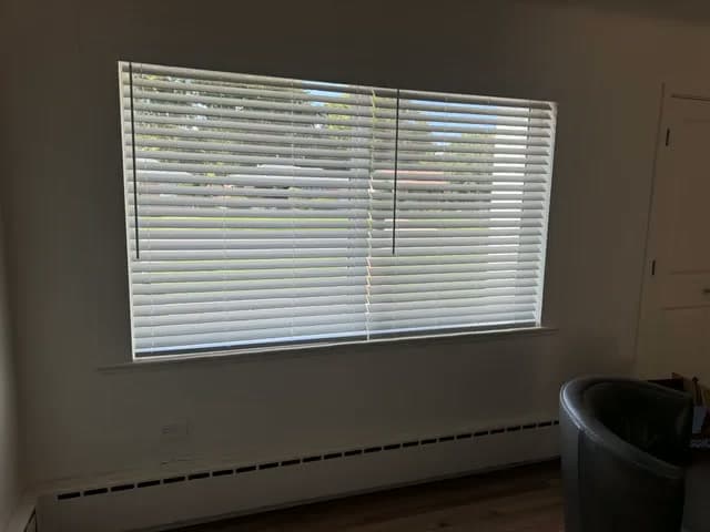 Bedroom window blinds — after