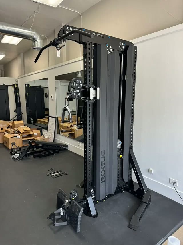 Home gym cable machine — after